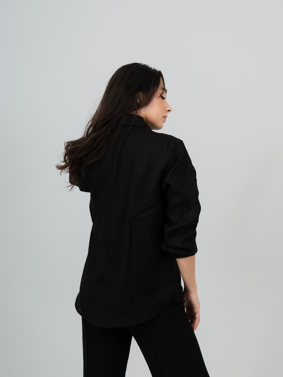 Camilla Embroidered Linen Shirt