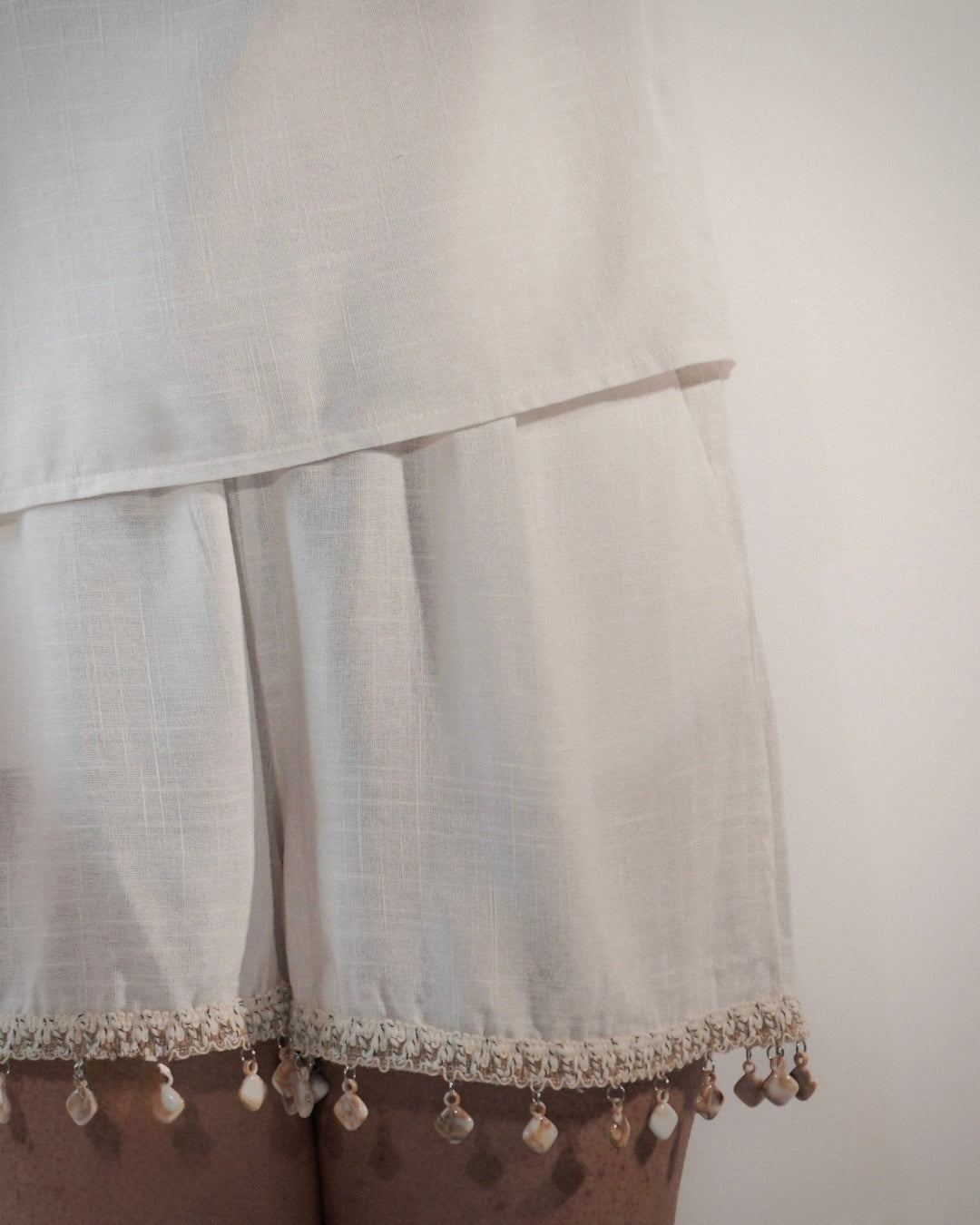 Roxy, White Linen Set