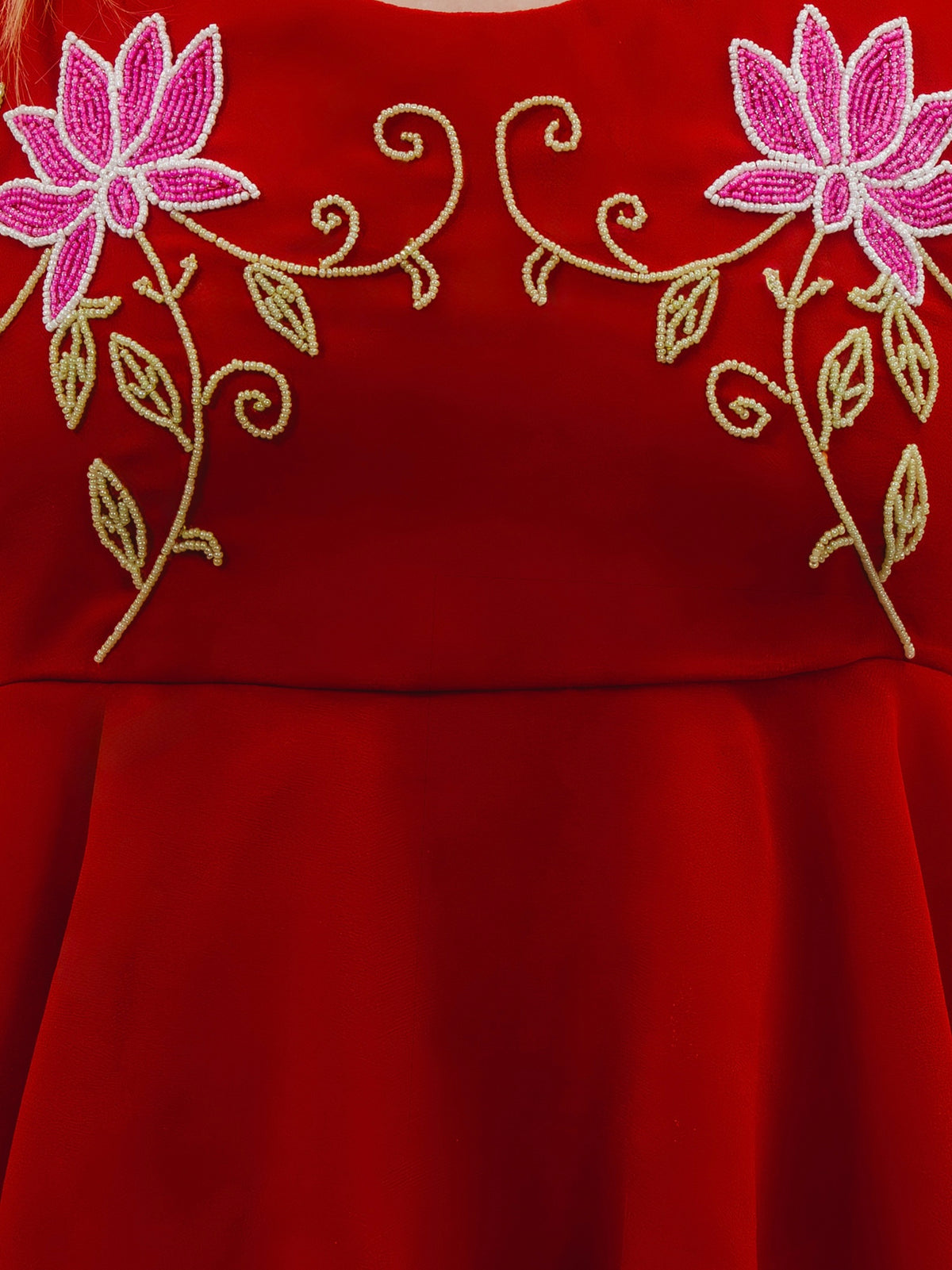 Seraia Rouge Halter Neck Top