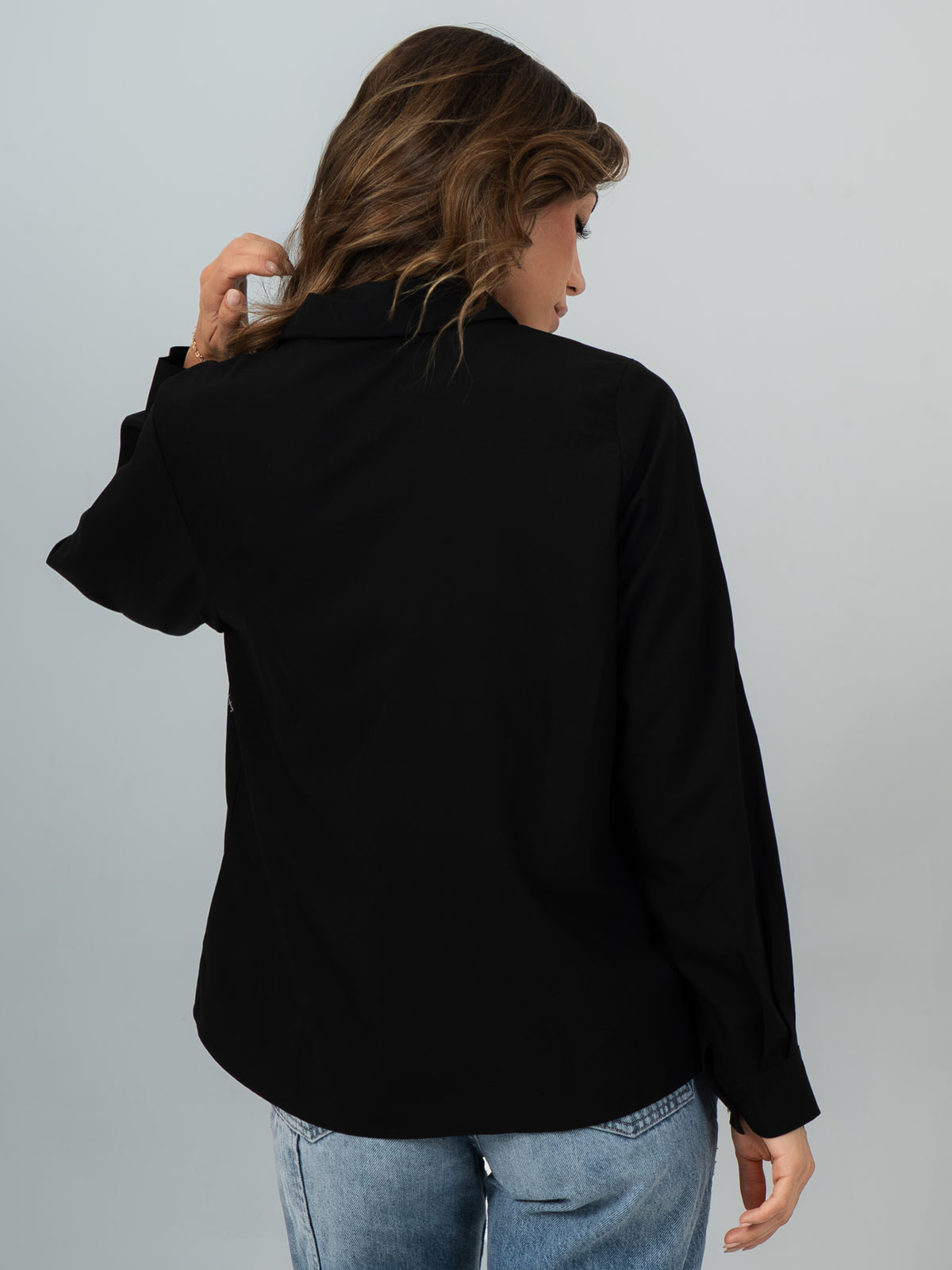Hyacinth Floral Embroidered Shirt