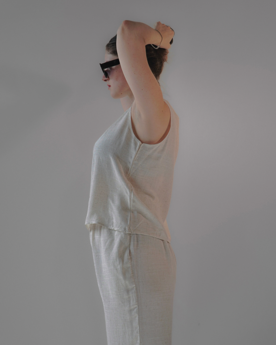 Zara, Cream Linen Set