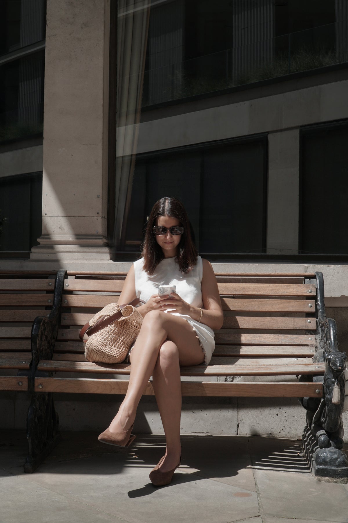 Roxy, White Linen Set