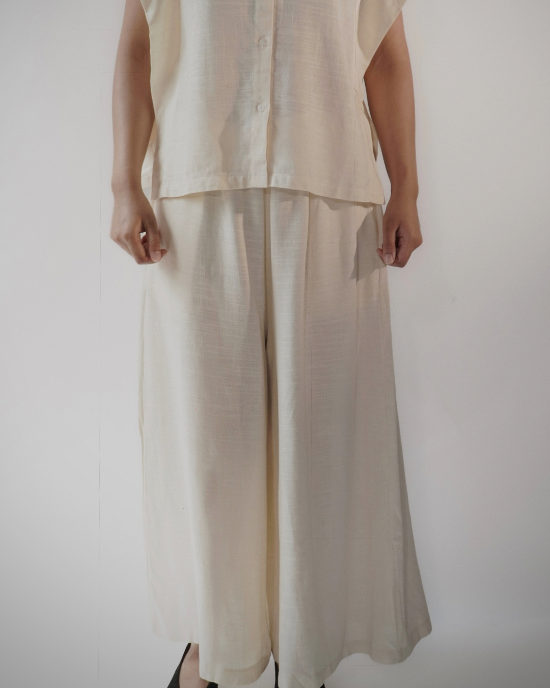 Rida, Cream Linen Set